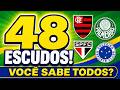 QUIZ DE FUTEBOL: Você Reconhece os 48 Escudos do Brasil?