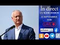 În direct cu Igor Dodon