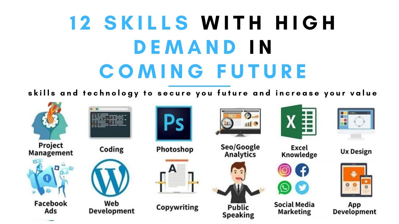 Top 12 high demand skill in coming future skills & technology to