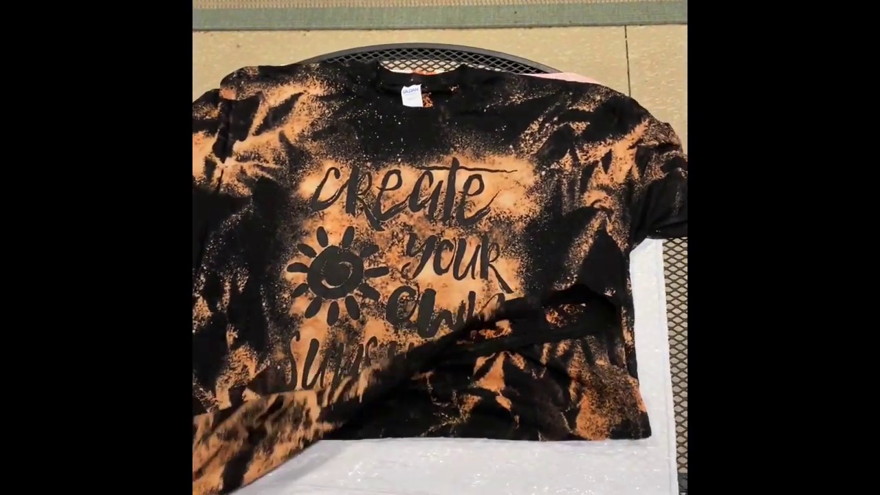 Reverse Tie Dye DIY - YouTube