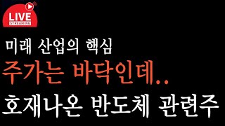주가는 바닥인데 호재나온 반도체 관련주