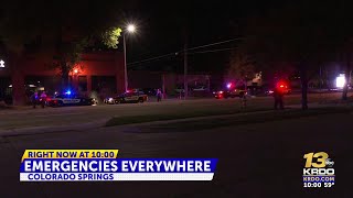 CSPD violent crimes detectives investigating three separate incidents Monday night