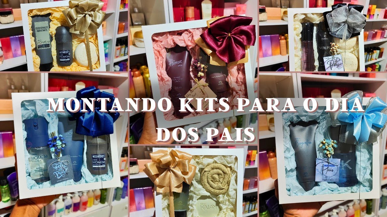 MONTANDO KITS PARA O DIA dos PAIS NA CAIXA COM VISOR!