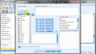 Making an interval scale usng Compute command in SPSS (part 2 --mean scale)