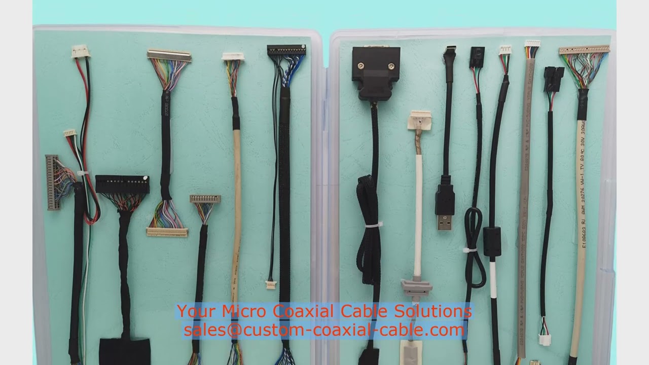 ul1015 許容電流 features of coaxial cable Micro Coaxial Cable Connector eol test fixture design micro-co