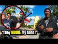 Universal Studios Trespasser Claims Broken Hand After Defying Police  Bodycam