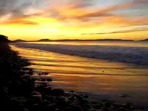 شروق الرومانسية - موسيقى هادئة مع صوت البحر