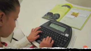Using an Alphasmart at Cotting School