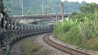 台鐵 7801次貨物列車 通過林內大彎道