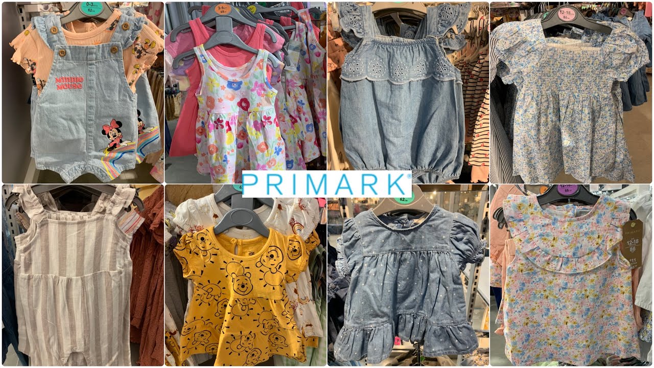 Primark newborn baby girls clothes new collection March 2022 YouTube