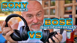 Наушники Sony WH-1000Xm3 или Bose QuietComfort 35 - какие лучше?