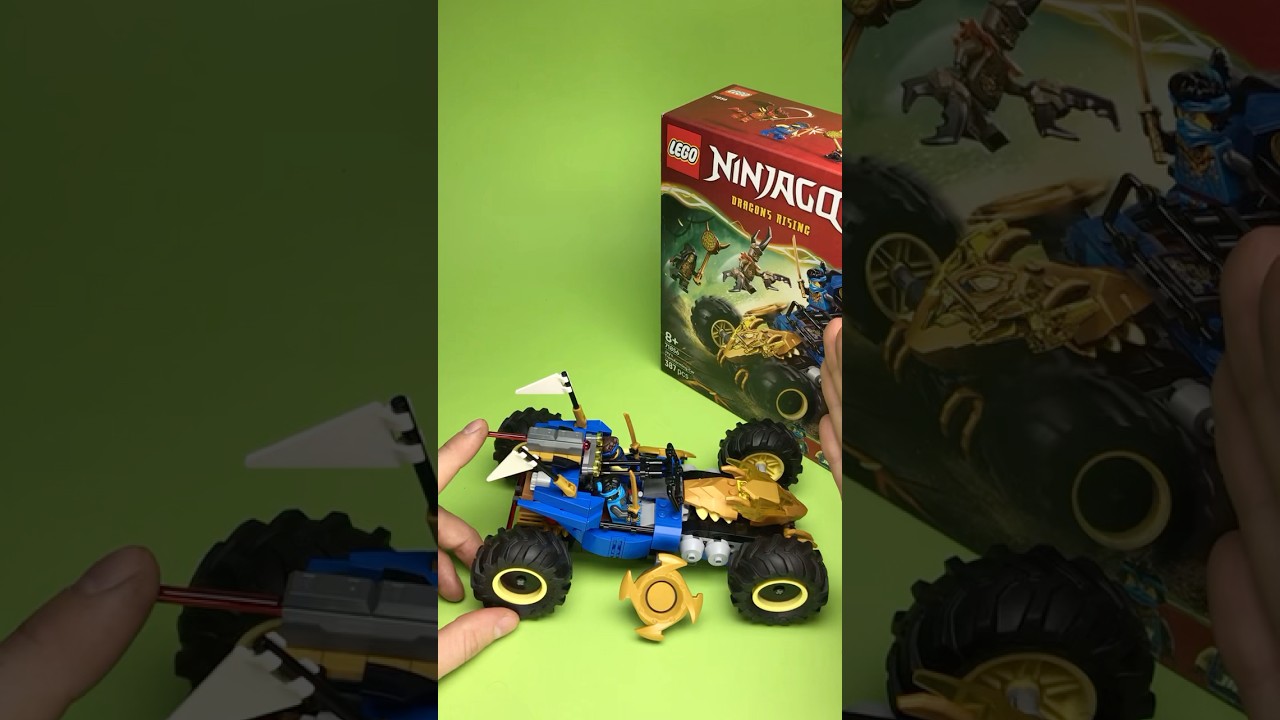 LEGO Ninjago 🥷🏻🛞 #71856 Jay's Transforming Car set is here