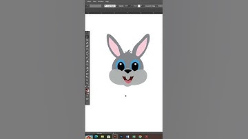 Turn Your Sketch Into 3D Rabbit Character Design in Illustrator For Beginner