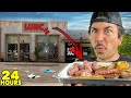 Eating at sketchy restaurants for 24 hours