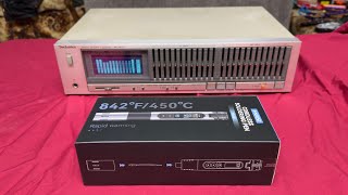Fnirsi HS-03 Soldering Iron vs. Technics SH-8055 Equalizer