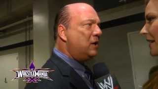 Paul Heyman addresses The Streak