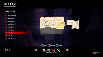 The Evil Within [DLC2] Second Torn Letter