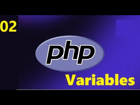 PHP 2 - Variables - YouTube