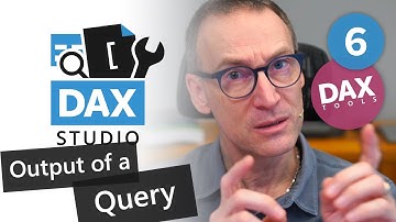DAX Tools - DAX Studio 6 – Output of a query