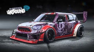 Nfs Unbound - Mini Jcw Countryman, 2017 ''Legendary Customs'' (Trick Or Street Swag Pack)