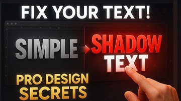 Pro Secrets to add shadow effect to your text design – Make It Look Professional!