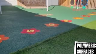 Wetpour Surface Installation in Cheltenham, Gloucestershire | Wet Pour Surfacing by Polymeric Surfaces 141 views 2 years ago 2 minutes, 13 seconds