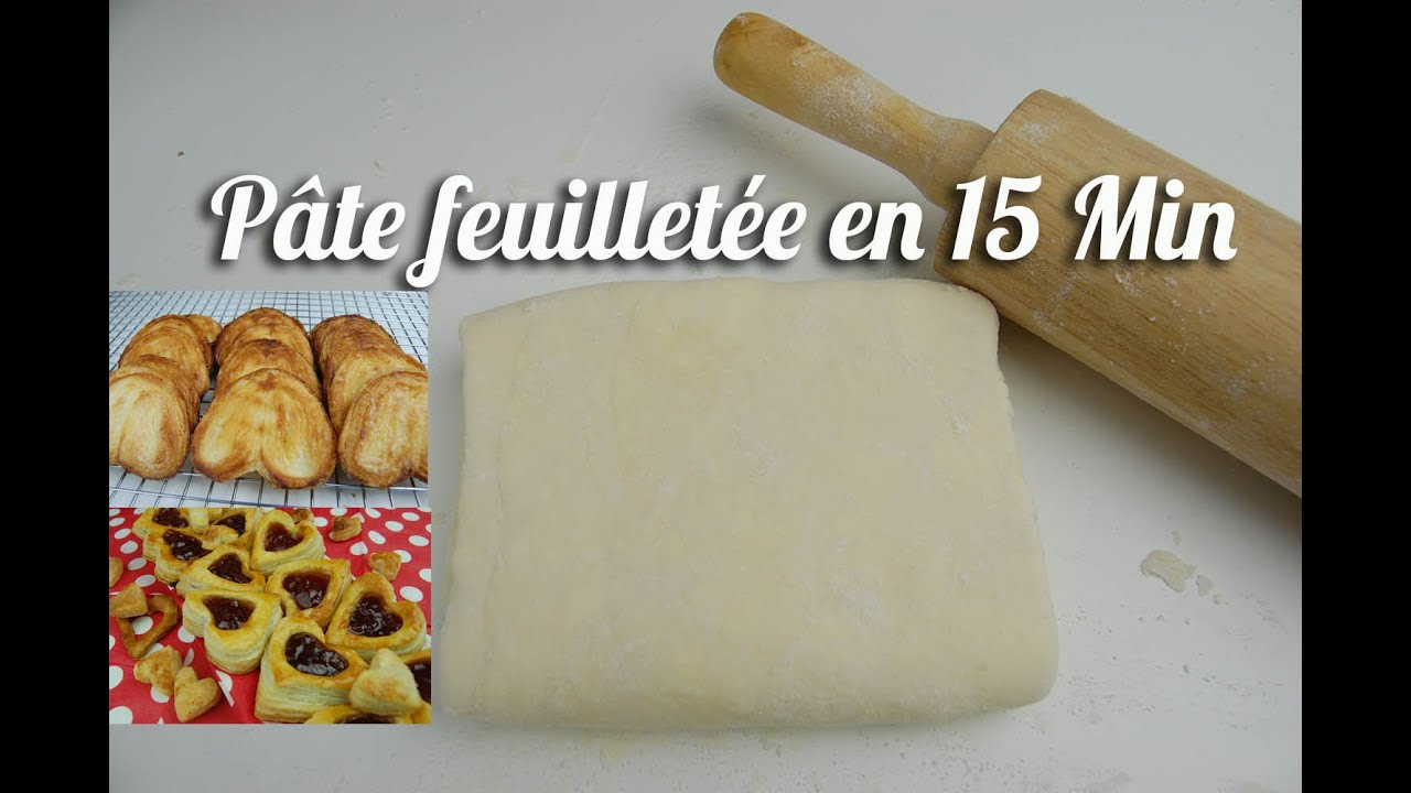 Recette pâte feuilletée en 15 minutes - YouTube