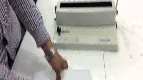 T 318 A4 WIRO BINDING MACHINE