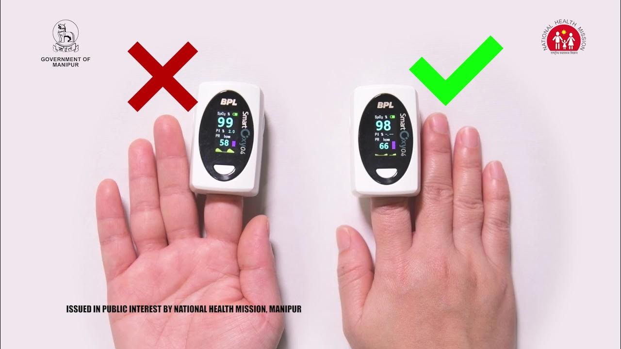 How to use pulse oximeter correctly Anouba Manipur YouTube