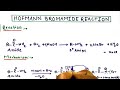 hofmann reaction |hofmann bromamide degradation hindi| organic name reaction 2020|