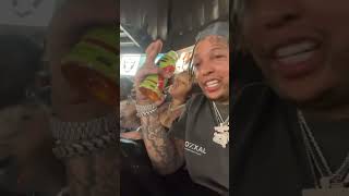 King Yella & momma ling at Las Vegas aces basketball game #viral #shortsvideo #shortsyoutube