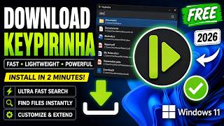 This Windows Search Tool Is Faster Than Everything! Install Keypirinha (2026)