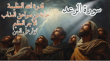 💓سورة الرعد|| راحة نفسية بصوت من السماء مريح و يدفعك للتدبر و التأمل -تلاوة هادئة😔حماية من العذاب⛈🌨