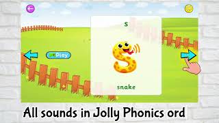 Phonics Fun App for TV | Interactive Phonics Games for Kids Learning to Read #jollyphonics #phonics screenshot 2