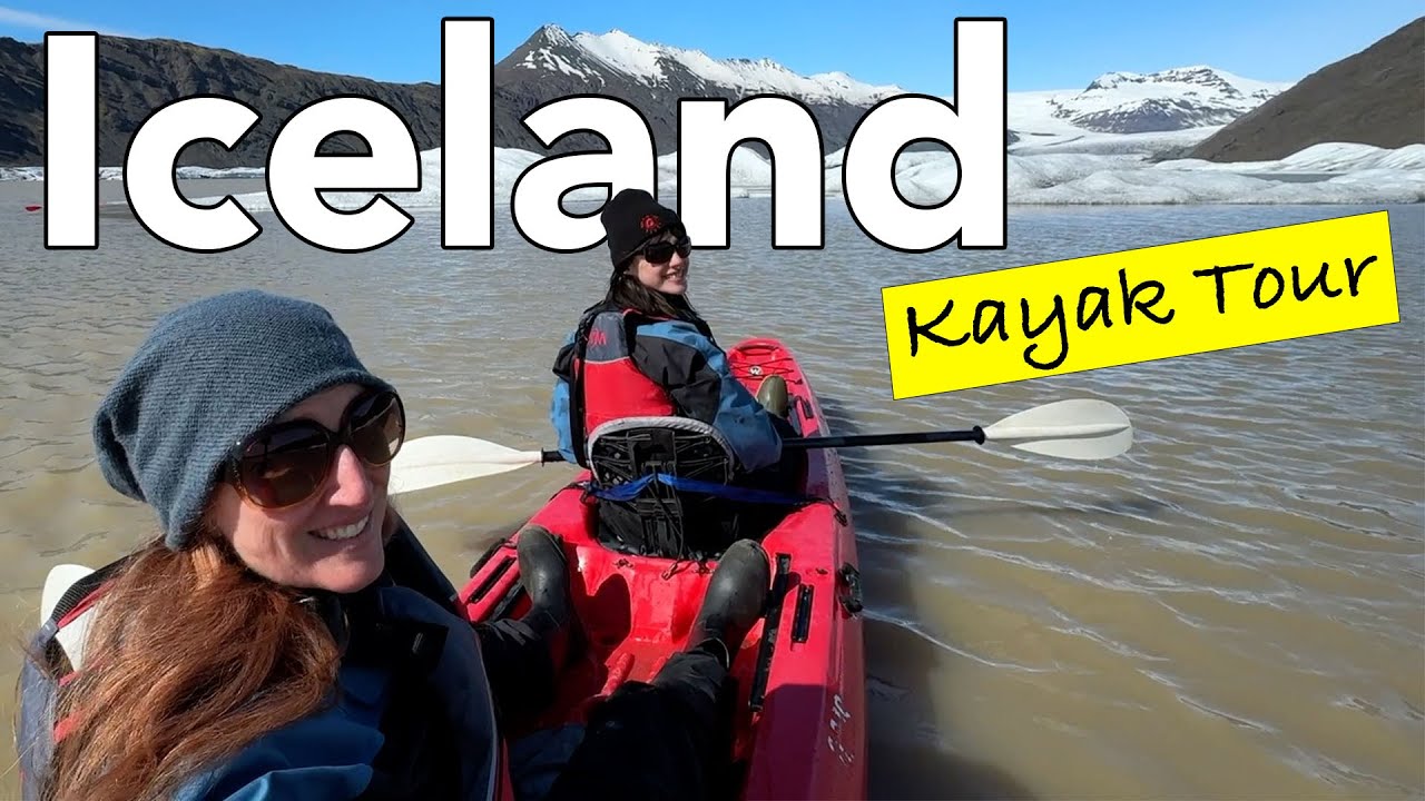 Kayaking Heinabergslón Glacier Lagoon Iceland