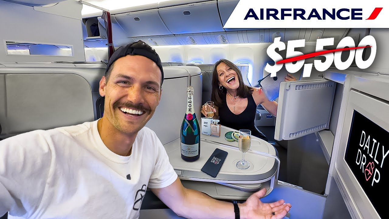 We Paid $270 for Air France Business Class | TAHITI to LAX