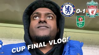 ANOTHER FINAL BOTTLED! | POCH OUT! | CHELSEA 0-1 LIVERPOOL CARABAO CUP FINAL MATCHDAY VLOG