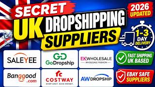 Secret UK Dropshipping Suppliers (Fast Shipping + eBay Safe) 2026