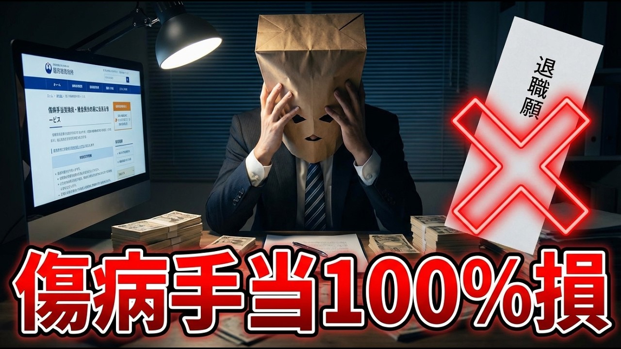 なぜ日本人は休むと罪悪感を感じるのか？【傷病手当金】を知らずに退職すると100%損する。ブラック企業