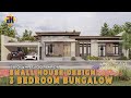 3 Bedroom Bungalow with Roof Deck SMALL HOUSE DESIGN | 98 sqm. | Exterior &amp; Interior Animation