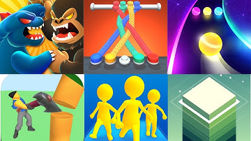 Perfect Level #8 - Lumbercraft, Stack, Kaiju Run - All Levels Gameplay Android Ios Walkthrough Games