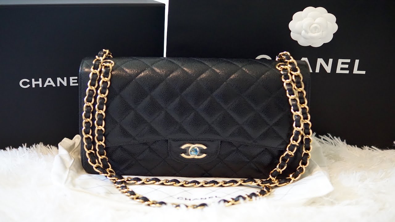 Chanel Jumbo Classic Flap with Gold Hardware 2022 Unboxing! All
