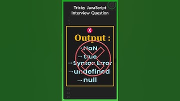 05 Tricky JavaScript Interview Questions And Answers #javascriptshorts #javascriptinterview