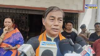 Killa RD Blocko BJP ni Wngwi Nomination Yapharkha! Logi Rwkha Speaker Rampada Jamatia 