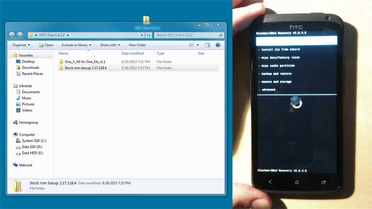 Tutorial: Htc One X: How To Downgrade / Revert To Full Stock Firmware Without Ruu