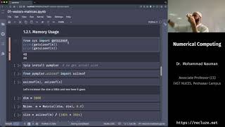 Matrix Code, Dense, Sparse Matrices, Shapes, Numpy | Numerical Computing 05
