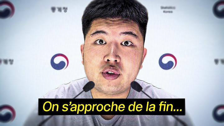 LA CORÉE DU SUD : c’est fini.