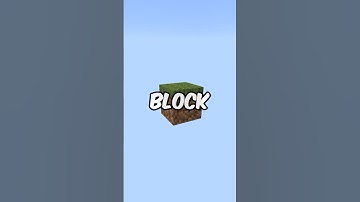 Minecraft But It’s One Block! #minecraft #shorts