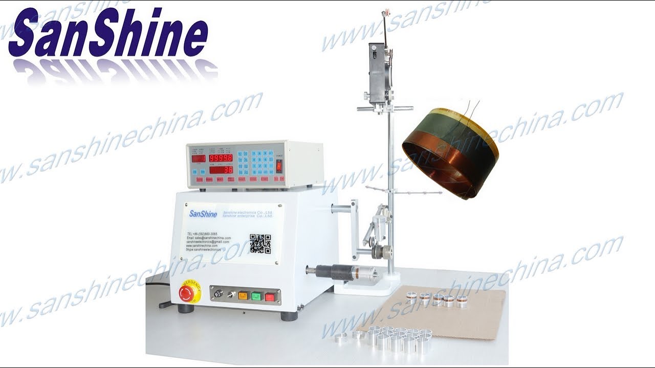 Voice coil winder for the aluminum foil bobbin voice coils(SS600V