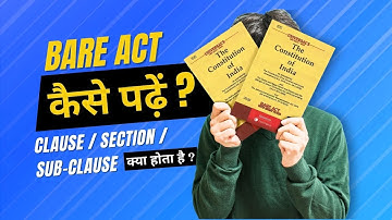 How to Read Bare Acts? I Bare Acts for Judiciary Exams Preparation